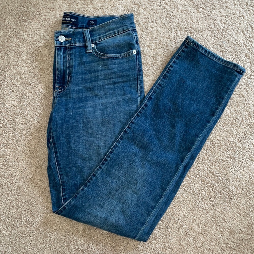Lucky Brand Brooke Straight blue jeans